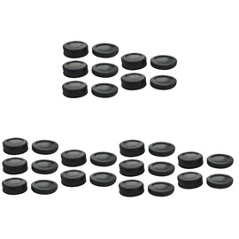 OSALADI 15sets Camera Body Cap and Rear Lens Cover Compatible with Nikon Cameras Protects Against Dust and Moisture Black Design