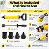 Manual Grout Filling Gun for Tile & Masonry – 4-Nozzle