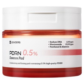Leaders PDRN 0.5% Essence Toner Pads 135ml, 1 pack, 70 pads / 리더스 PDRN 0.5% 에센스 토너패드 135ml, 1개, 70매입