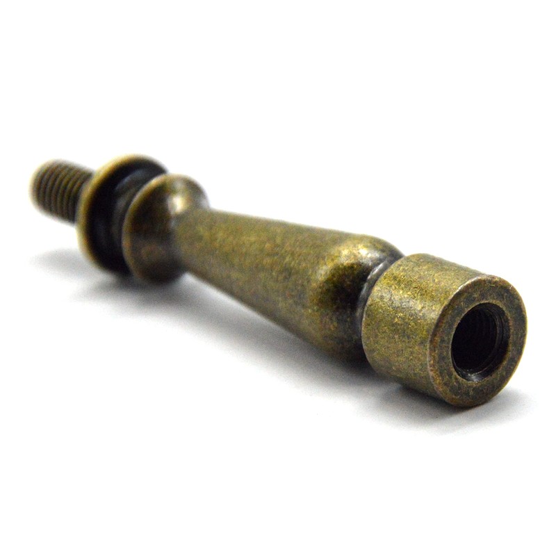 ECUDIS Lamp Shade Risers Lamp Finial Extender, 2 Pack (Antique