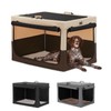 Petsfit 36 inch Large Soft Dog Crate, Adjustable Design Soft