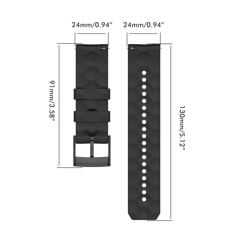 Silicone Band Compatible for Suunto 9 Smartwatch GPS/for SUUNTO 9
