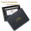 imeetu RFID Credit Card Wallet, Genuine Leather Zipper Card Case