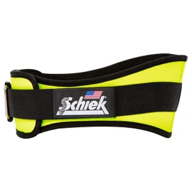 Schiek Sports Fitness Belt Model 2006 in Fluorescent Yellow All Sizes, Small