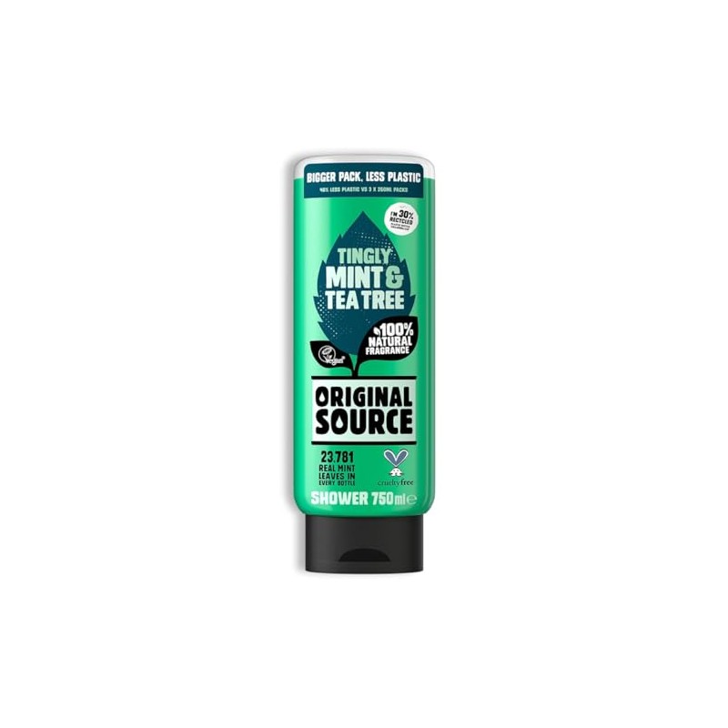 Original Source Mint & Tea Tree Shower Gel, 100 Percent