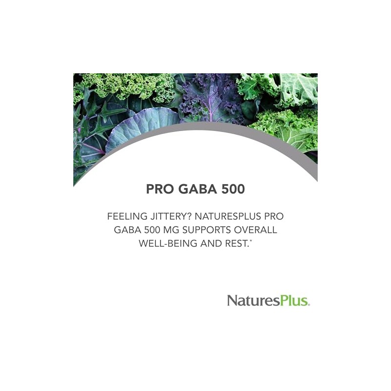 Natures Plus Pro Gaba 500 500mg Caps