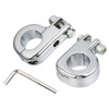 XFMT 1.25" Highway Foot Peg Mounting Kit Compatible with Harley