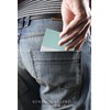 Xsimant Business Card Holder, No Fold Corners, Vertical Business Card