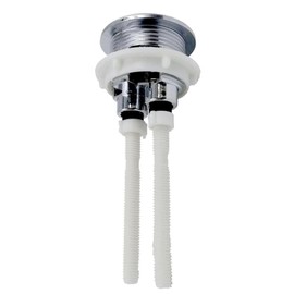 48mm/1.86 inch Toilet Tank Button Toilet Button Flush Button Replacement with Thread Diameter Dual Push Flushing Toilet Button