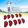 10pcs Golf Iron Covers Set with Numbers Waterproof Golf Head