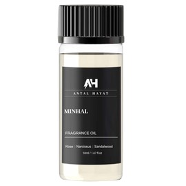 Hotel Scents Diffuser Oil Minhal 50ml - Iris de Nuit Inspired Scent - Luxury Home Fragrance Oil with Rose, Narcissus, Patchouli - Home Luxury Scents Refill for Diffusers - Premium Aroma Oil Refill