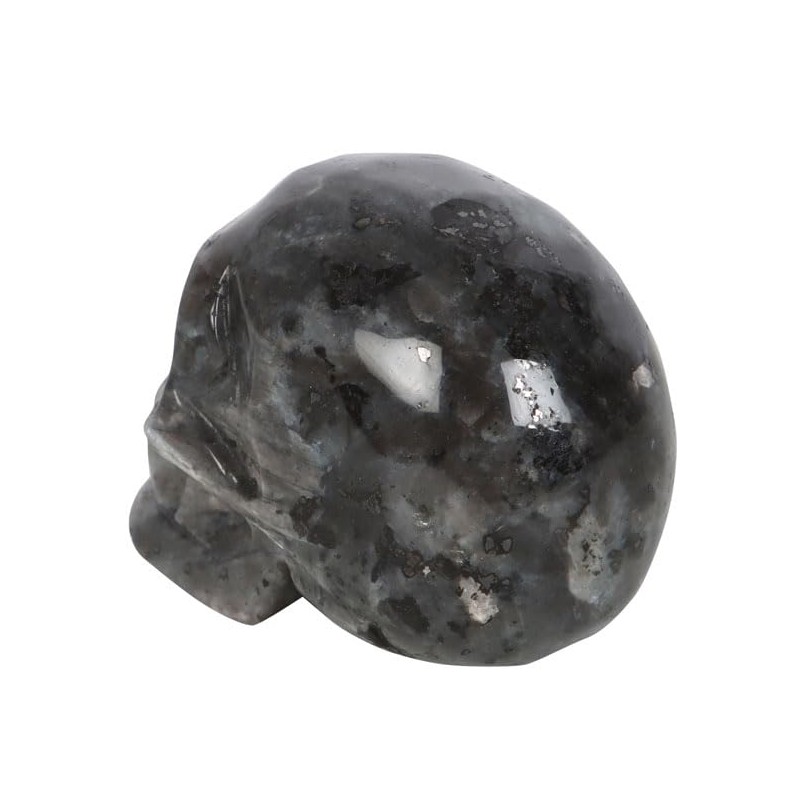 Something Different Wholesale Black Labradorite Smokey Quartz Crystal Skull: Grounding,