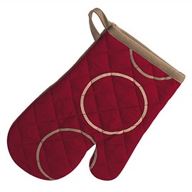TODAMI Kela 15580 Diego oven mitt with dots, red