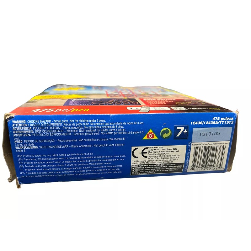 Knex K'nex Ferris Wheel 475 PC. Battery Operated