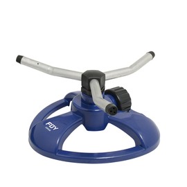 Foy ASPM3B Aspersor estacionario con base metálica de 3 brazos 3/4" GHT