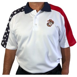 AE Sport Marine Corps Patriotic Polo (Large)