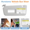 Hurotoms Sun Visor for 2004 2005 Toyota RAV4, Gray Left