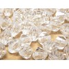 Bicone Beads, Crystal, Bicone Rhombus Faceted Acrylic Beads, 10 x