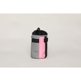 OSTRICH POTARI Stem Bag, Light Gray Pink