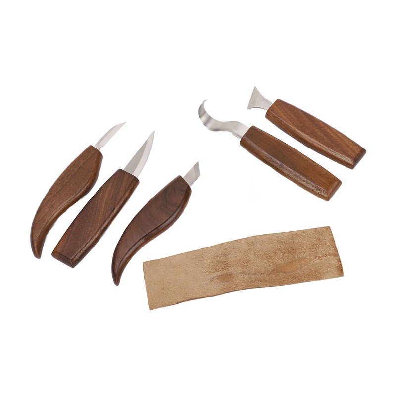 Walnut Wood Carving Knife Non Slip Comfortable Wood Carving Whittling