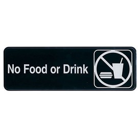 No Food or Drink Sign