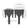 JUXINICE DB25 Male to Female Cable - 6FT, Double-Shielded with