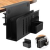 CIBOTIES Desk Side Storage, 2 Tier Steel Hanging Organizer, No