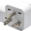 NoBrand White Universal Plug Adapter 110-250V 15A, Universal World- 6-20P