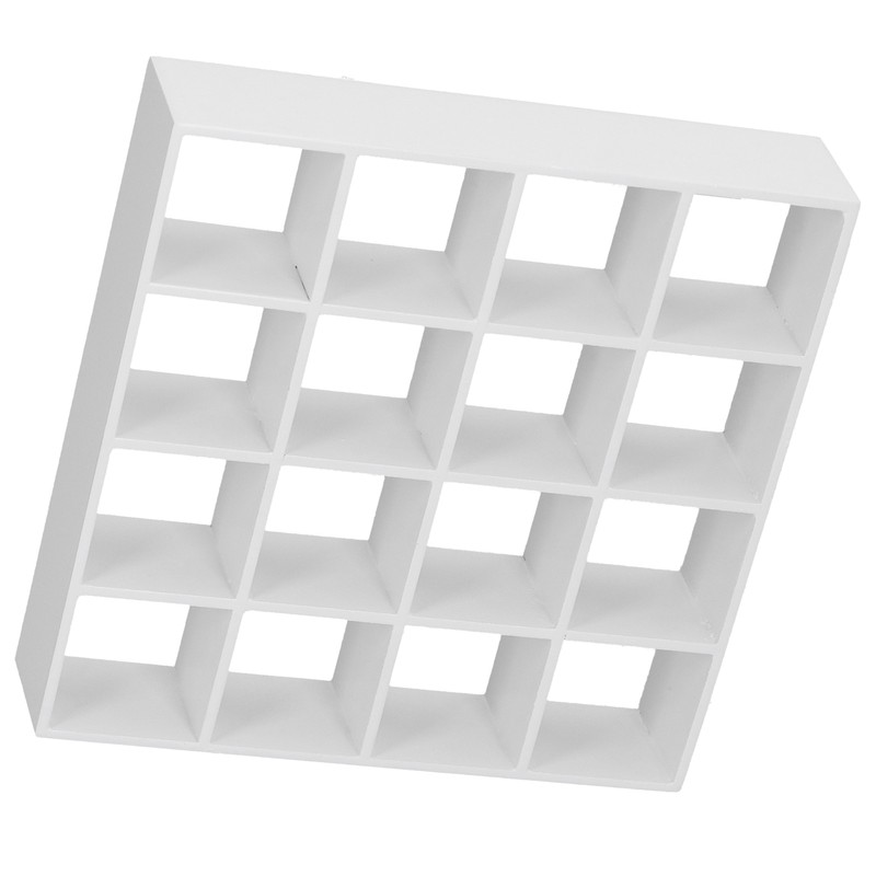 1:12 Dollhouse 16 Grid Display Shelf Miniature Wooden Storage Rack