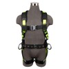 Safewaze 021-1451 PRO Construction Harness: 3D, QC Chest, QC Legs,