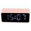 Alarm Clock Bluetooth Speaker Distortion Free USB Charging Mirror Display