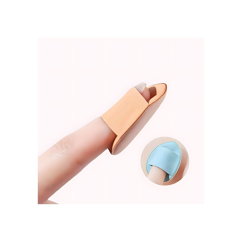 Living Loving Finger puff, finger, mini puff, makeup cushion, case,