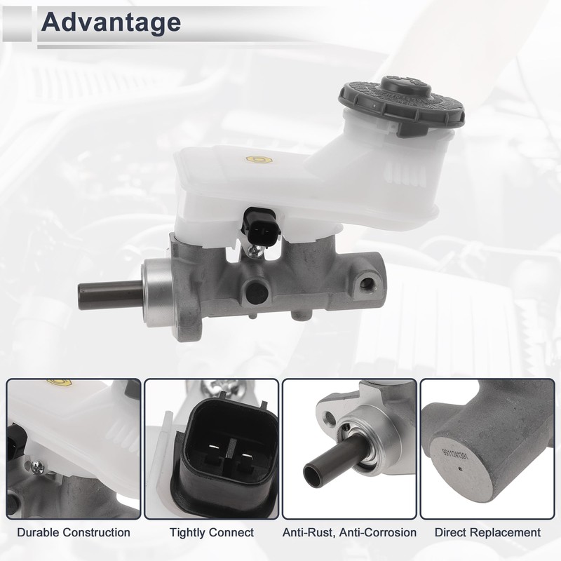 X AUTOHAUX Brake Master Cylinder for Honda CR-V 2002-2004 Durable