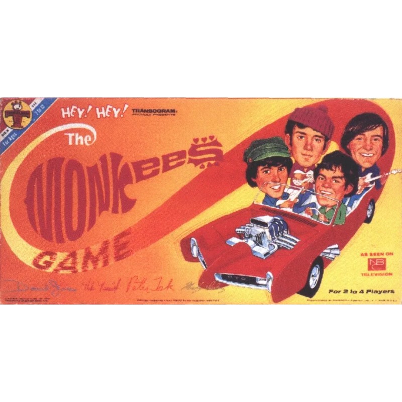 THE MONKEES BOARD GAME MAGNET! 3 1/2" X 2"