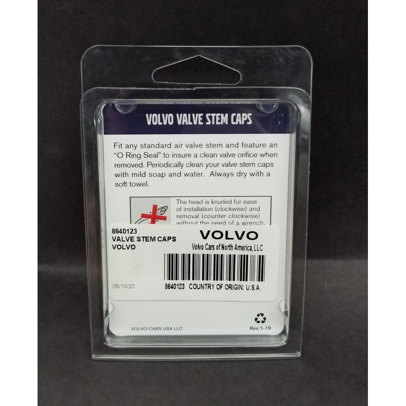 Valve Stem Caps 4 Pack - Genuine | Compatible with