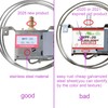 Universal Fridge/Freezer Thermostat Refrigerator Temperature Control WPF-20, Thermostat for Mini