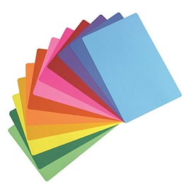 Hygloss, 11" x 17" Mighty Bright Placemats, Cardstock, Pack of 24, assorted