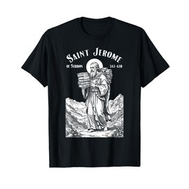 Librarian Patron Saint Jerome Bookish Reader Librarians Book T-Shirt