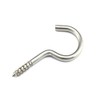 2 screw-in Hooks 3.5 x 60 mm Stainless Steel Eye