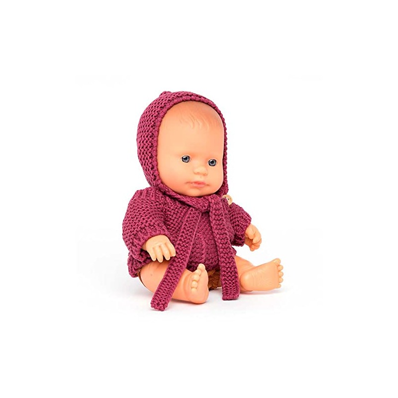 Miniland 31142 Babypuppe, Bettwäsche, M