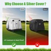 10L0L 4 Passenger Golf Cart Cover for Yamaha EZGO Club