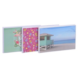 Exacompta Fantasy 65004E Photo Album with 24 White Pages 1 Photo per Page Perfect Photo Book for DIY Pocket Album 17 x 11.5 cm 1 Piece Random Motif