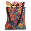 Floral Flowers Boho Chic Patterns Country Fun Colorful Tote Bag