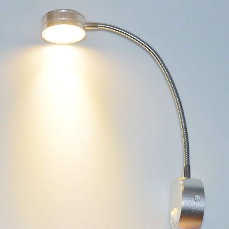 Lysed Wall Mounted Reading Light,Plug in Wall Light Wall Mount