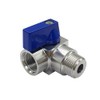 Fitvell Stainless Steel 1/2" NPT Male to Female Mini Ball