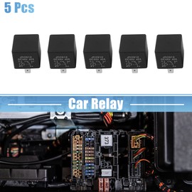 sourcingmap 5pcs JD2912 5 Pin DC 48V 40A Universal Car Fuse Relay Switch Power