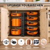 aurorareveal Pots and Pans Organizer Rack under Cabinet 15.7 Height,