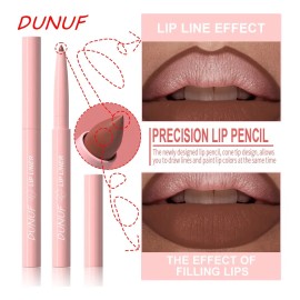 Set 12 Delineadores Labiales Mate Dunuf Retráctiles 01