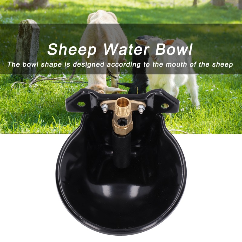 Sheep Water Bowl Stainless Steel Copper Valve Touch Switch Thickened