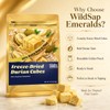 WildSap Emeralds Freeze Dried Durian (78g/2.75 Oz) - Crispy Tropical